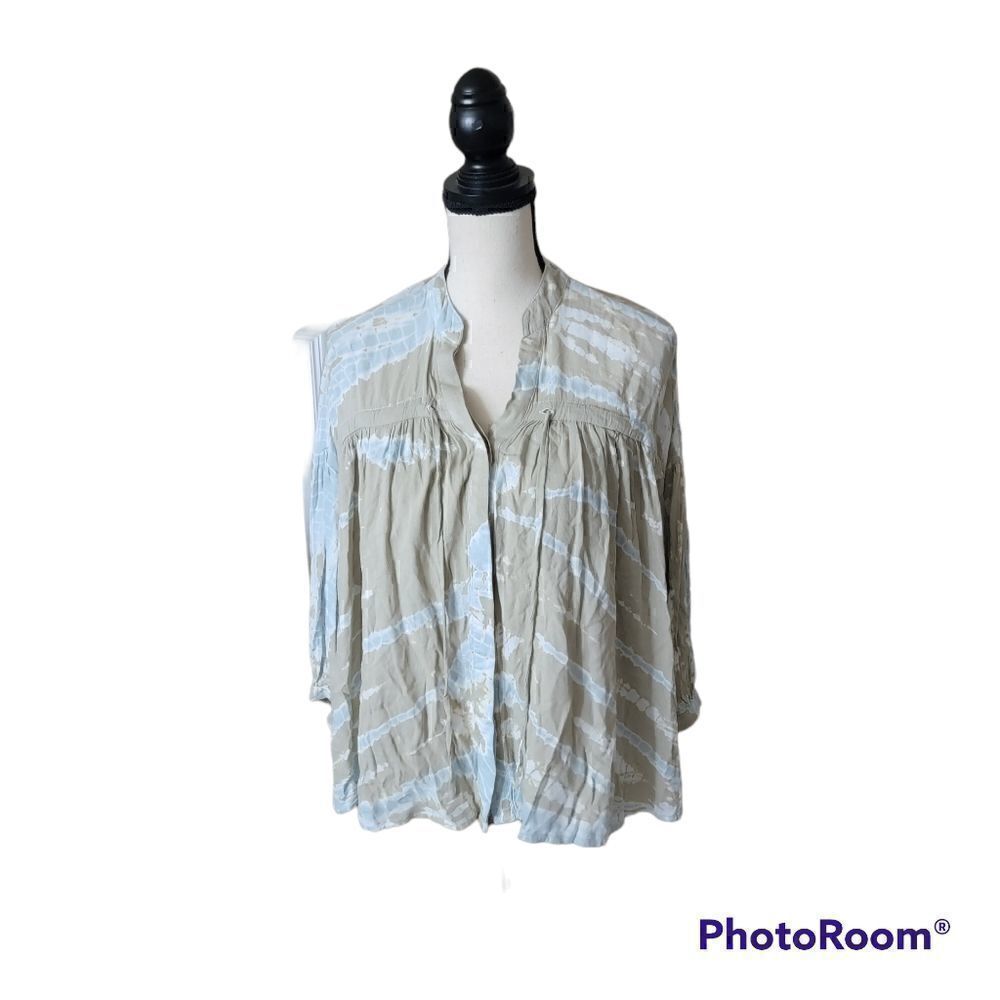 Young Fabulous & Broke Tie Dye Button Up. NWT. Size S.